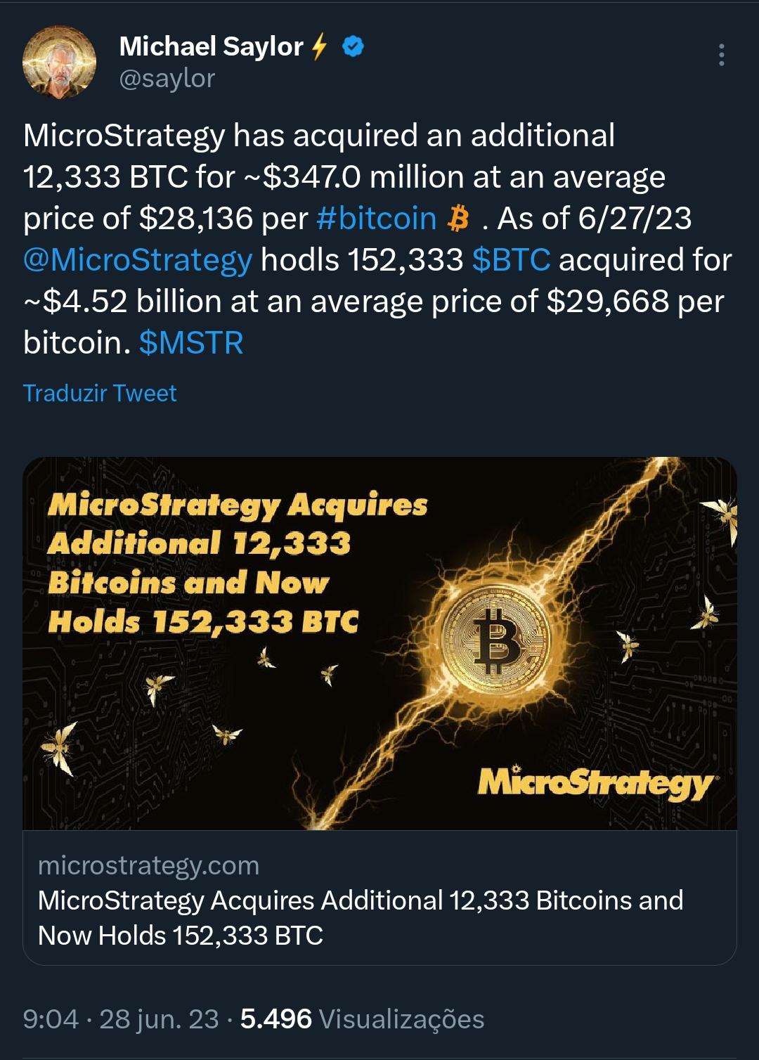 MicroStrategy Bitcoin (BTC) Holdings Hits $13.6 Billion after Latest Purchase